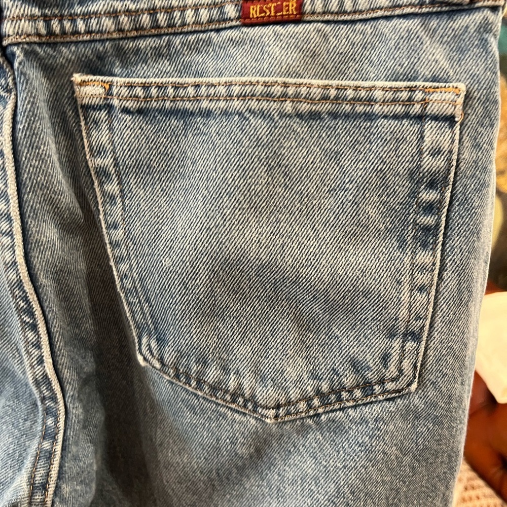 Rustler Blue Straight Leg Jeans Classic Style - Picture 2 of 6